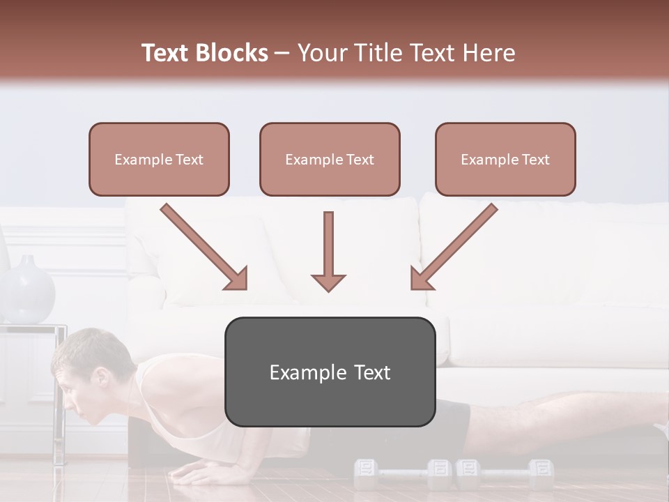 Couch Person Room PowerPoint Template