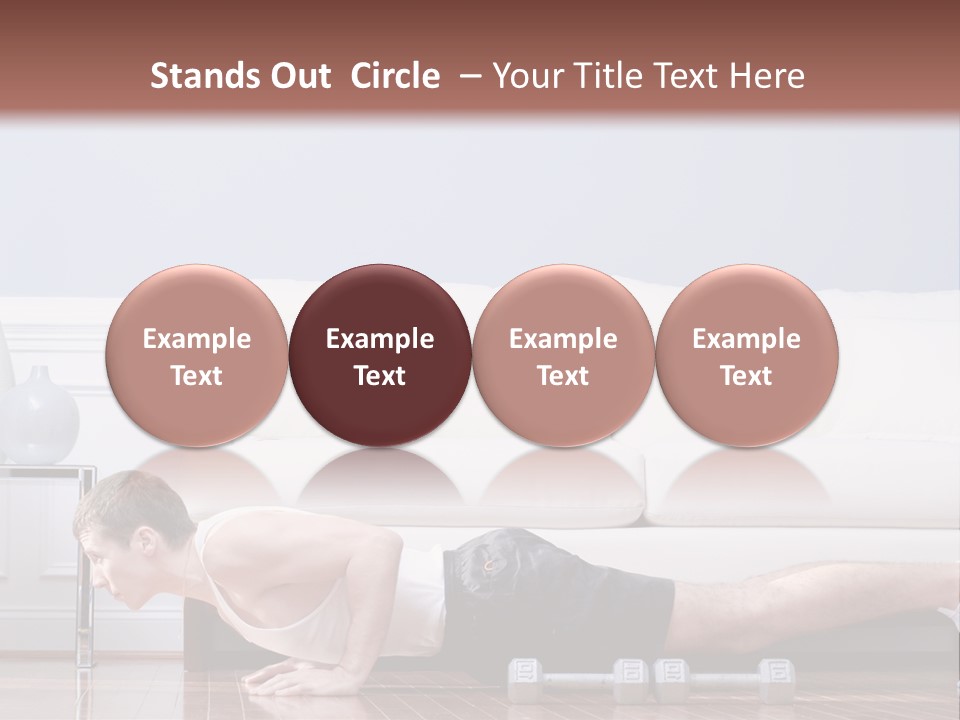 Couch Person Room PowerPoint Template