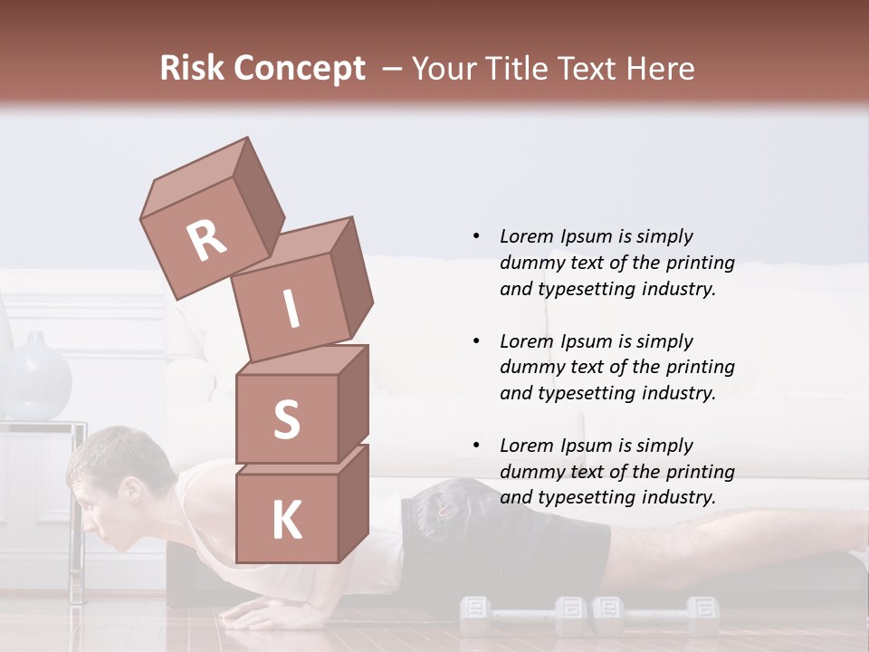 Couch Person Room PowerPoint Template