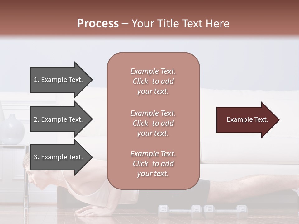Couch Person Room PowerPoint Template