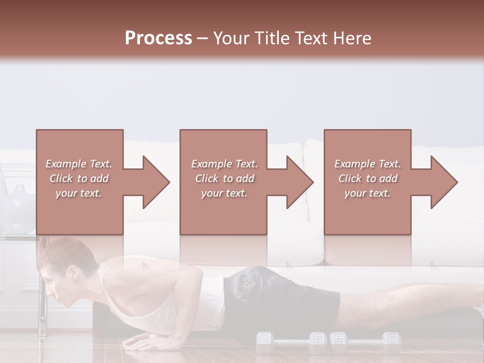 Couch Person Room PowerPoint Template