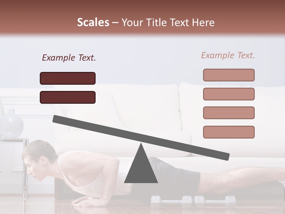 Couch Person Room PowerPoint Template