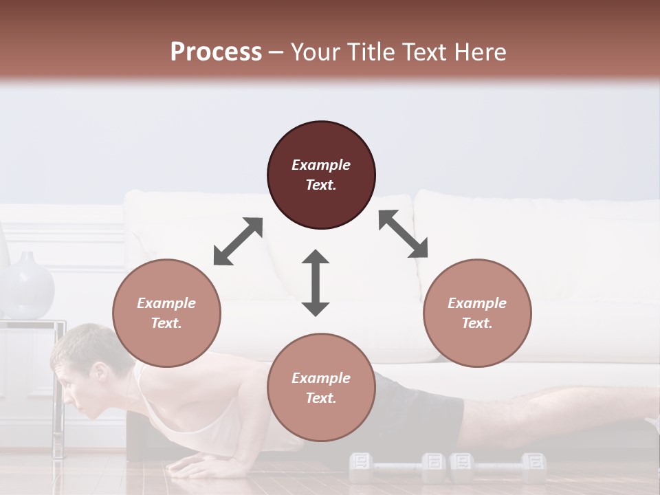 Couch Person Room PowerPoint Template