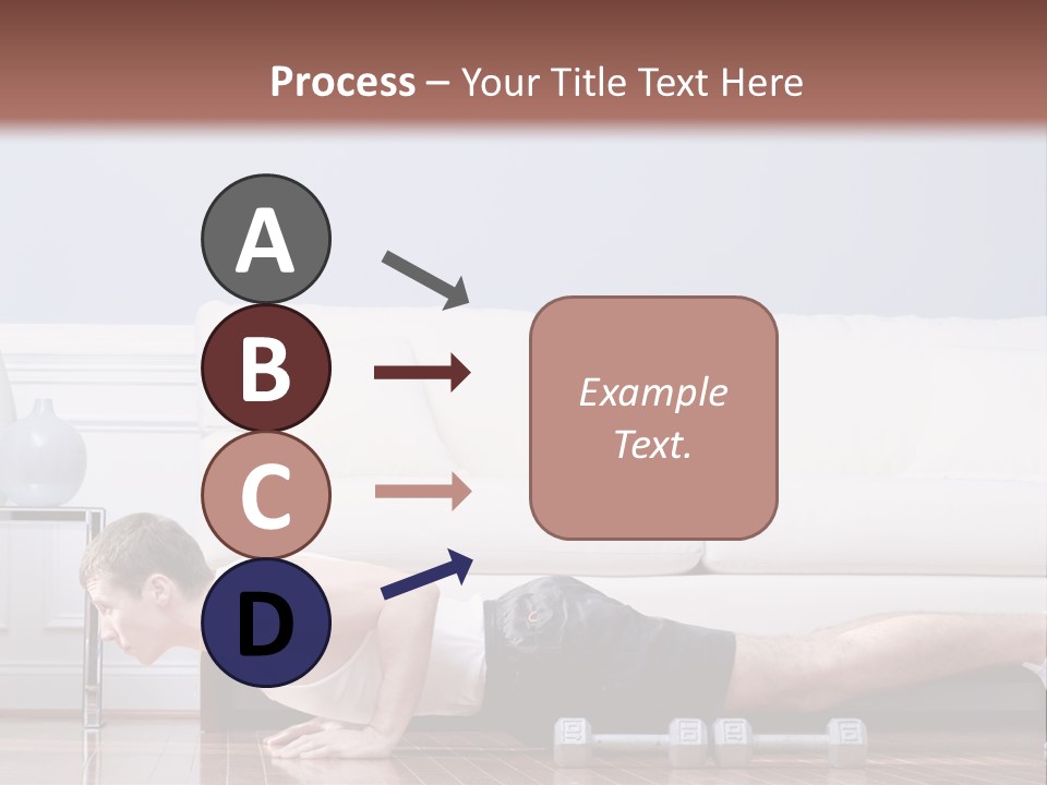 Couch Person Room PowerPoint Template