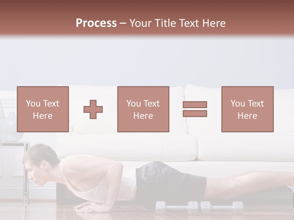 Couch Person Room PowerPoint Template