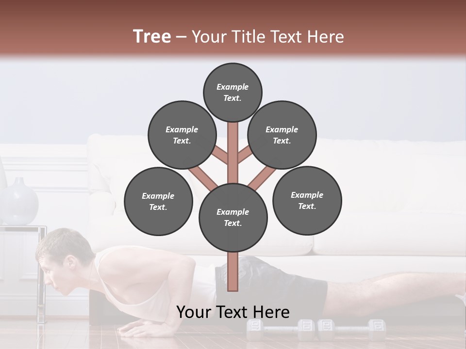 Couch Person Room PowerPoint Template