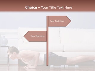 Couch Person Room PowerPoint Template