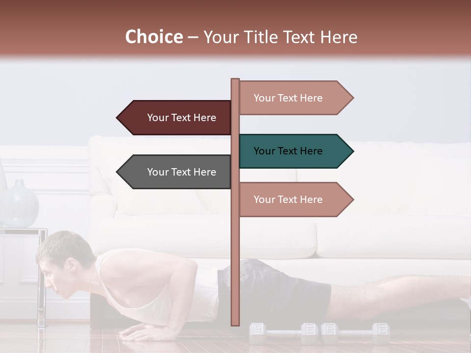 Couch Person Room PowerPoint Template