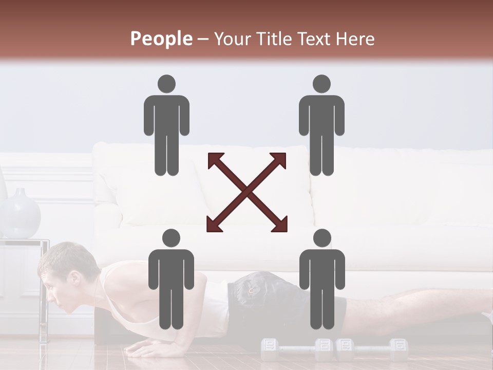 Couch Person Room PowerPoint Template