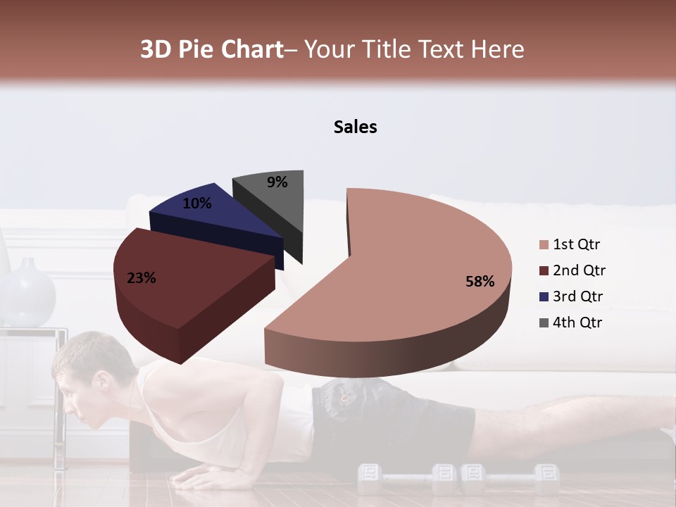 Couch Person Room PowerPoint Template