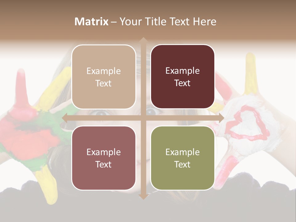 Face Colorful Artistic PowerPoint Template