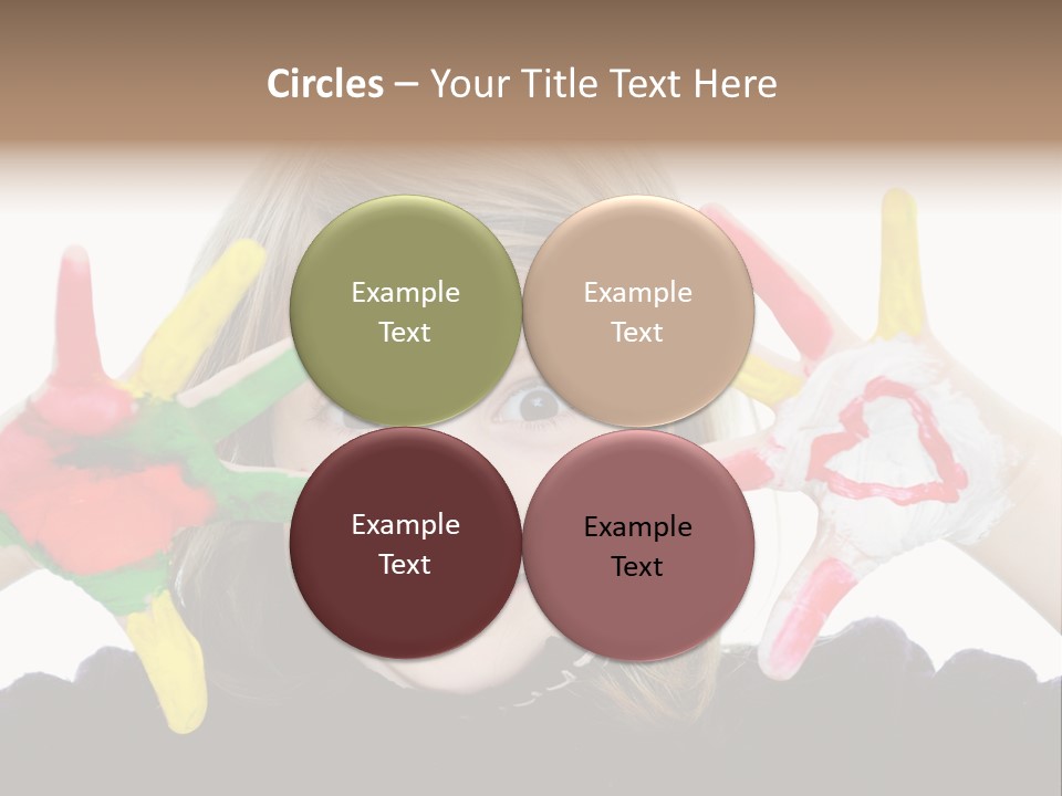 Face Colorful Artistic PowerPoint Template