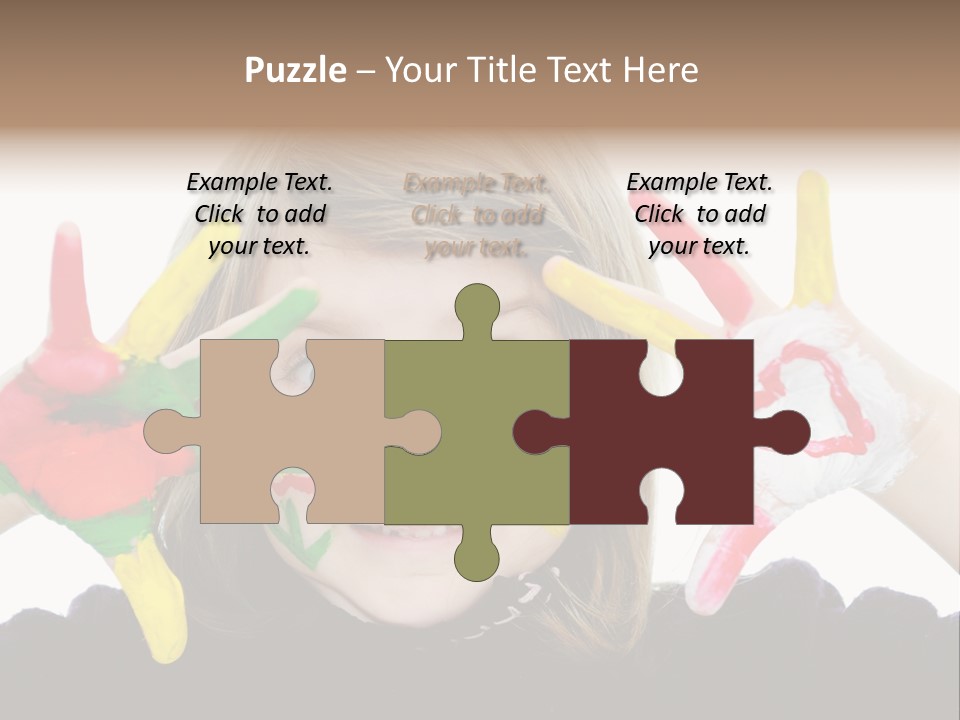 Face Colorful Artistic PowerPoint Template