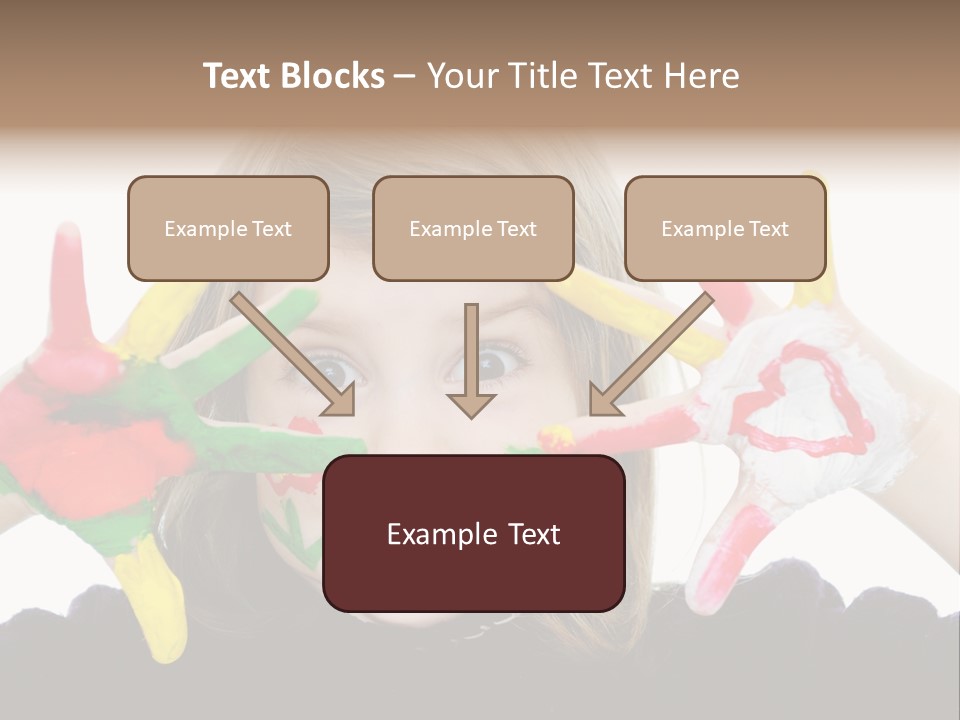 Face Colorful Artistic PowerPoint Template