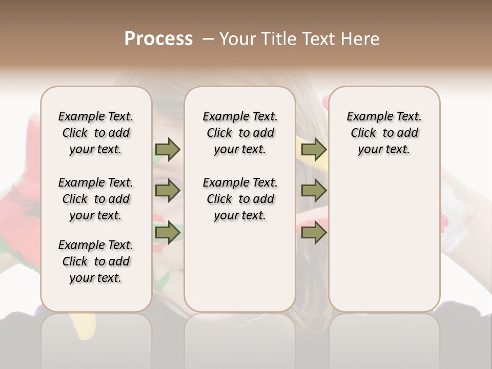 Face Colorful Artistic PowerPoint Template