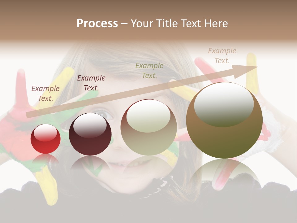 Face Colorful Artistic PowerPoint Template