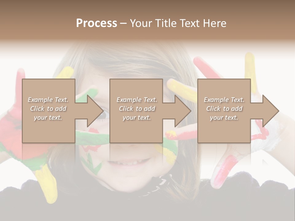 Face Colorful Artistic PowerPoint Template