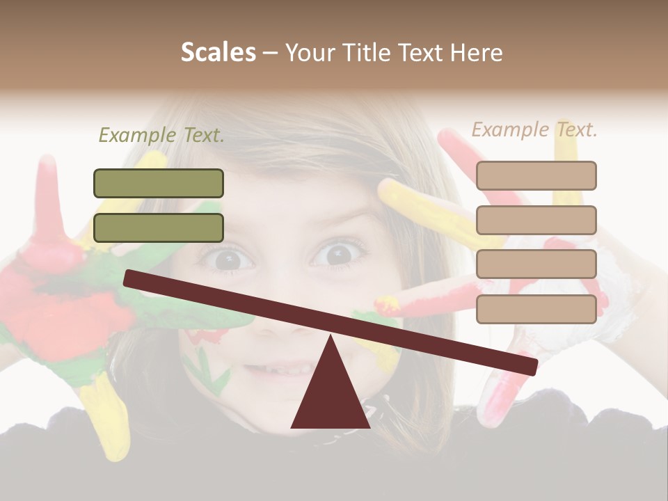 Face Colorful Artistic PowerPoint Template