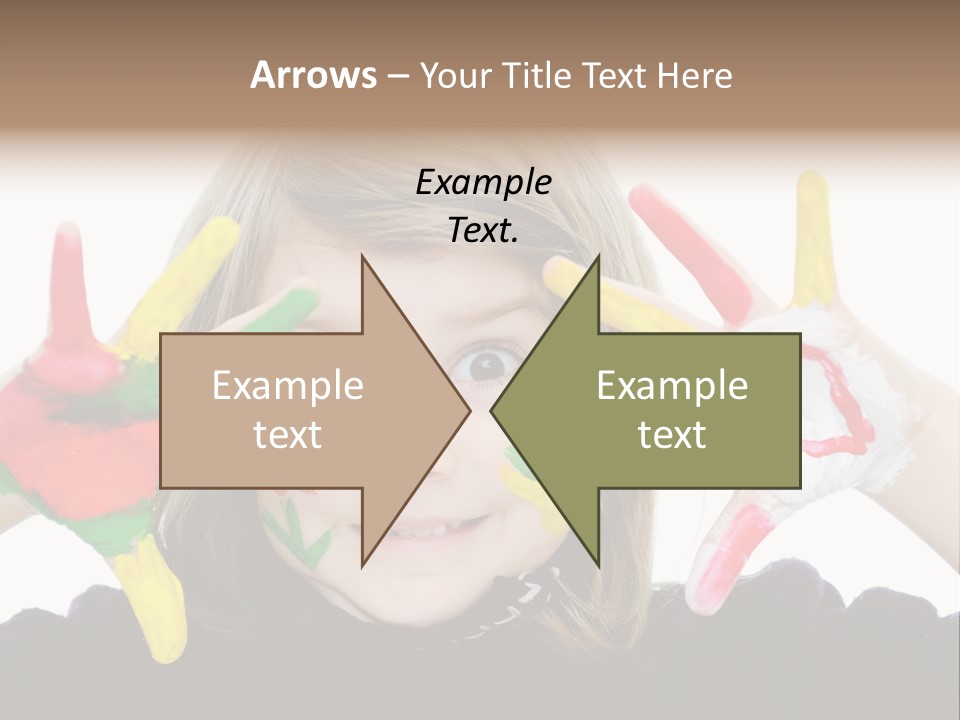 Face Colorful Artistic PowerPoint Template