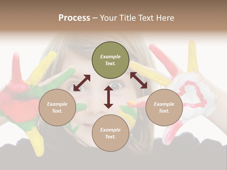 Face Colorful Artistic PowerPoint Template