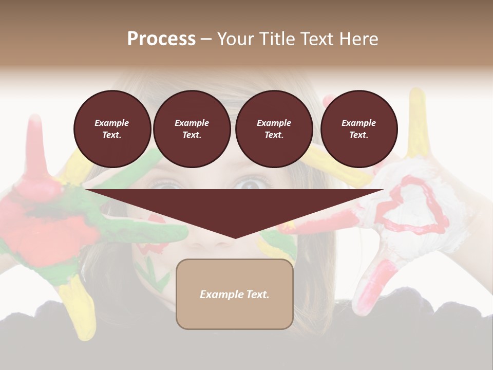 Face Colorful Artistic PowerPoint Template
