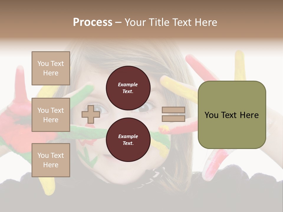Face Colorful Artistic PowerPoint Template
