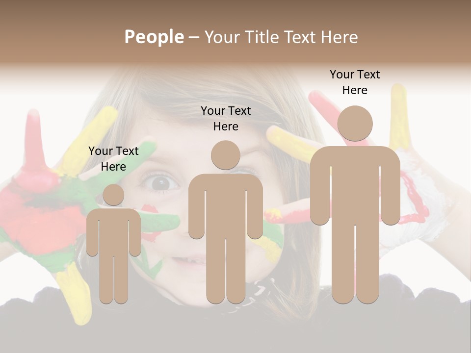 Face Colorful Artistic PowerPoint Template