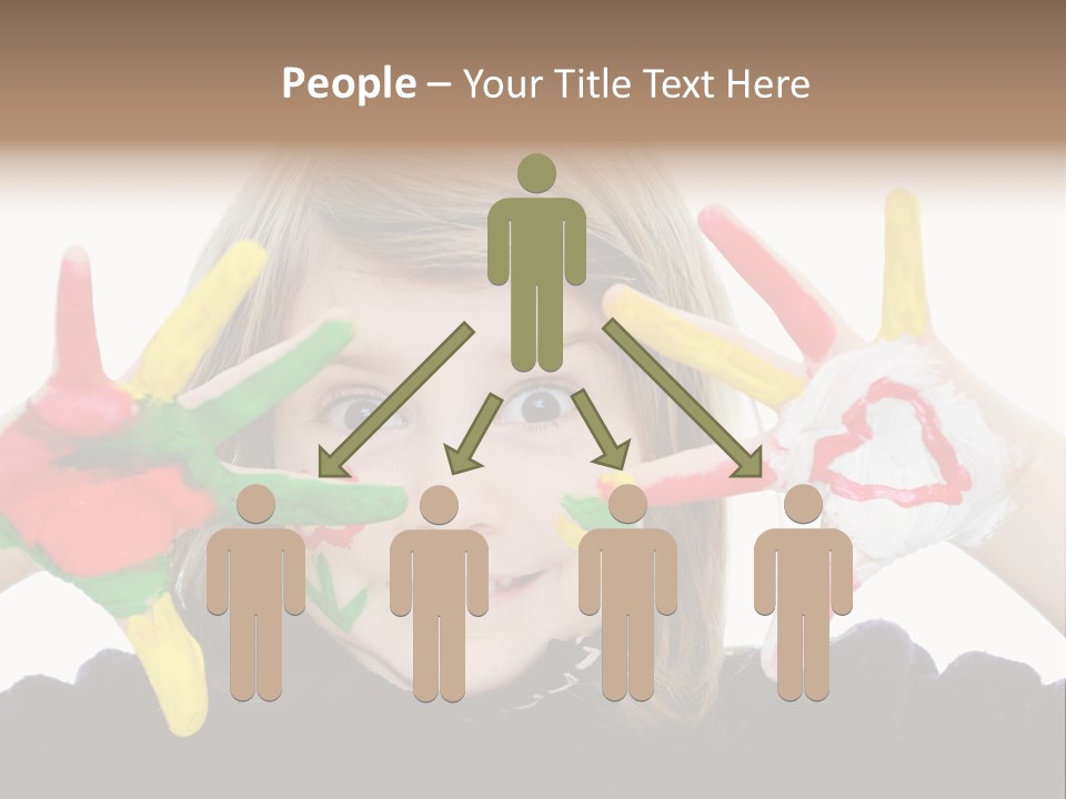 Face Colorful Artistic PowerPoint Template