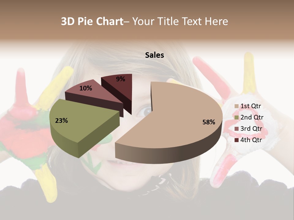 Face Colorful Artistic PowerPoint Template