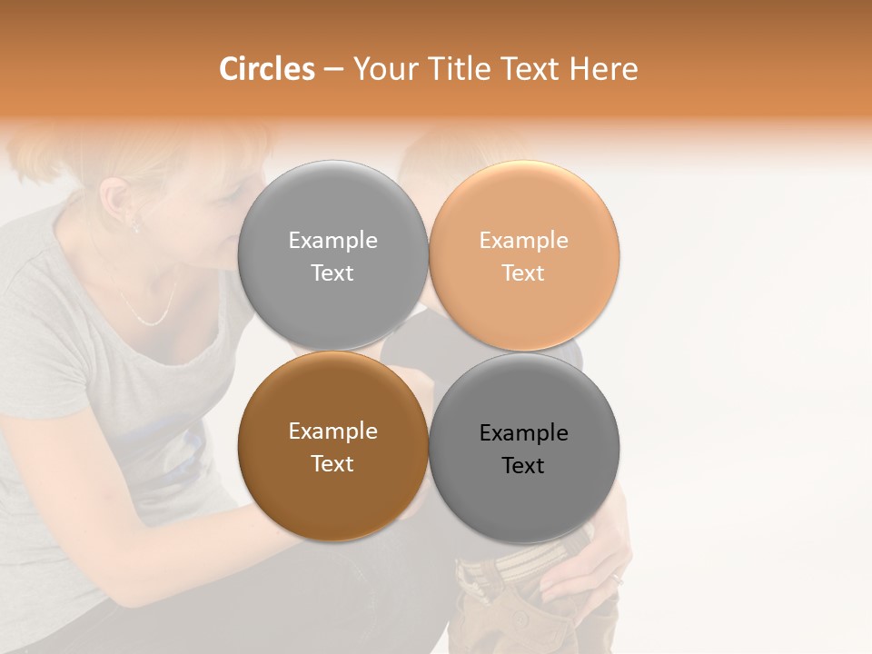 Amusement Diaper Isolated PowerPoint Template