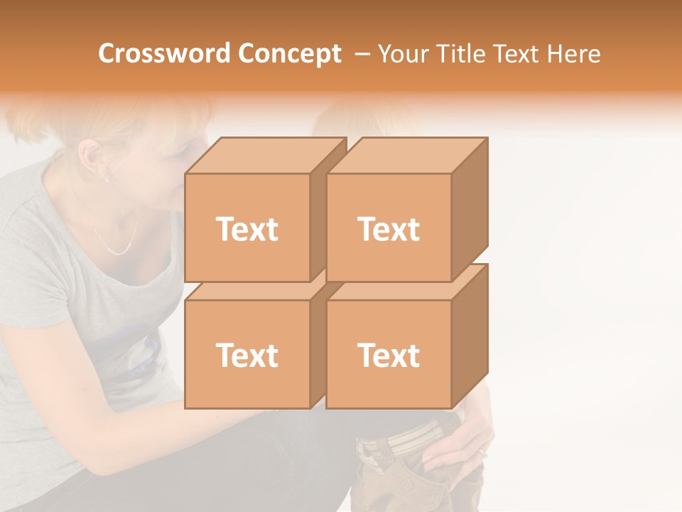 Amusement Diaper Isolated PowerPoint Template