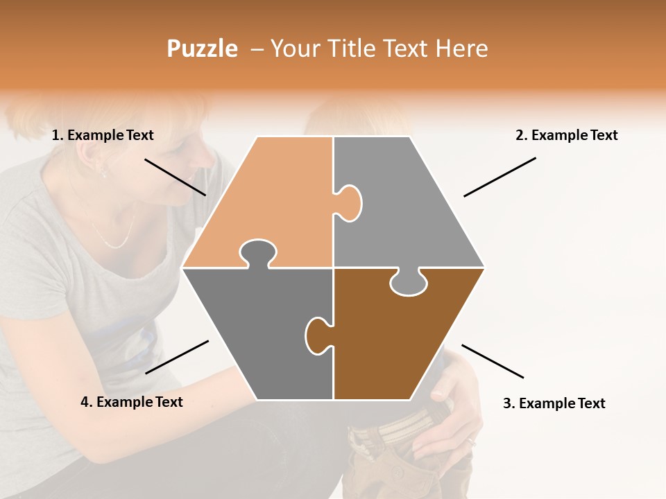Amusement Diaper Isolated PowerPoint Template