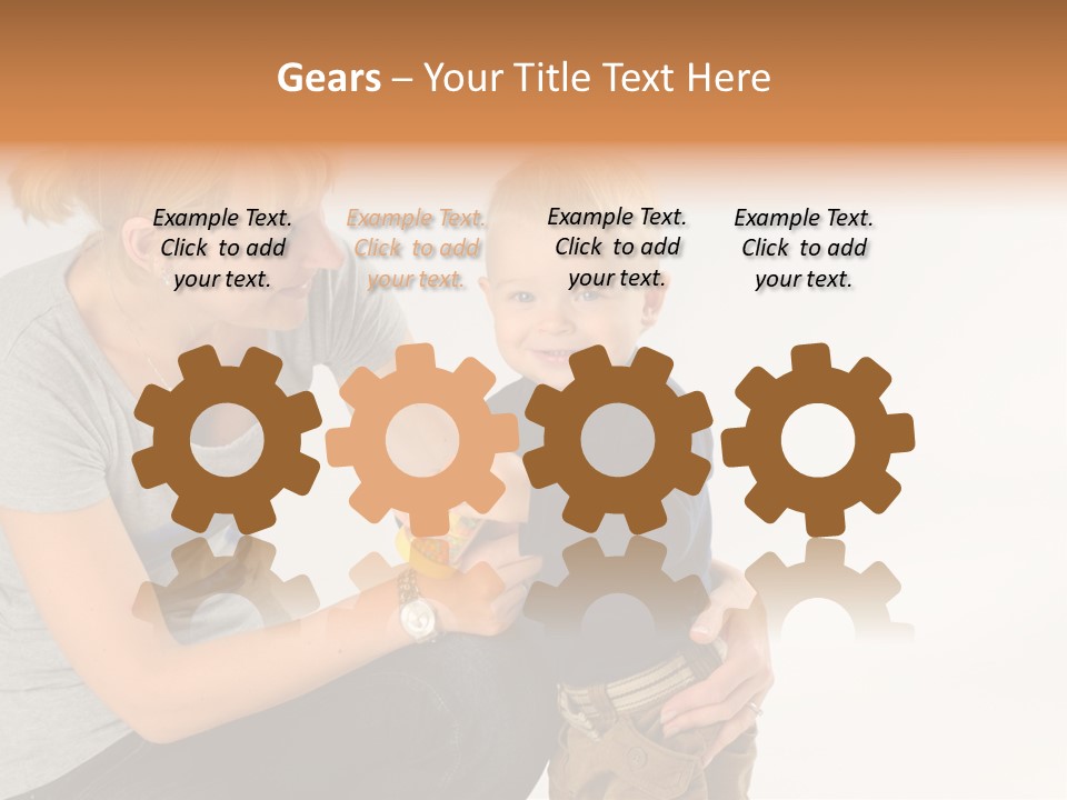 Amusement Diaper Isolated PowerPoint Template