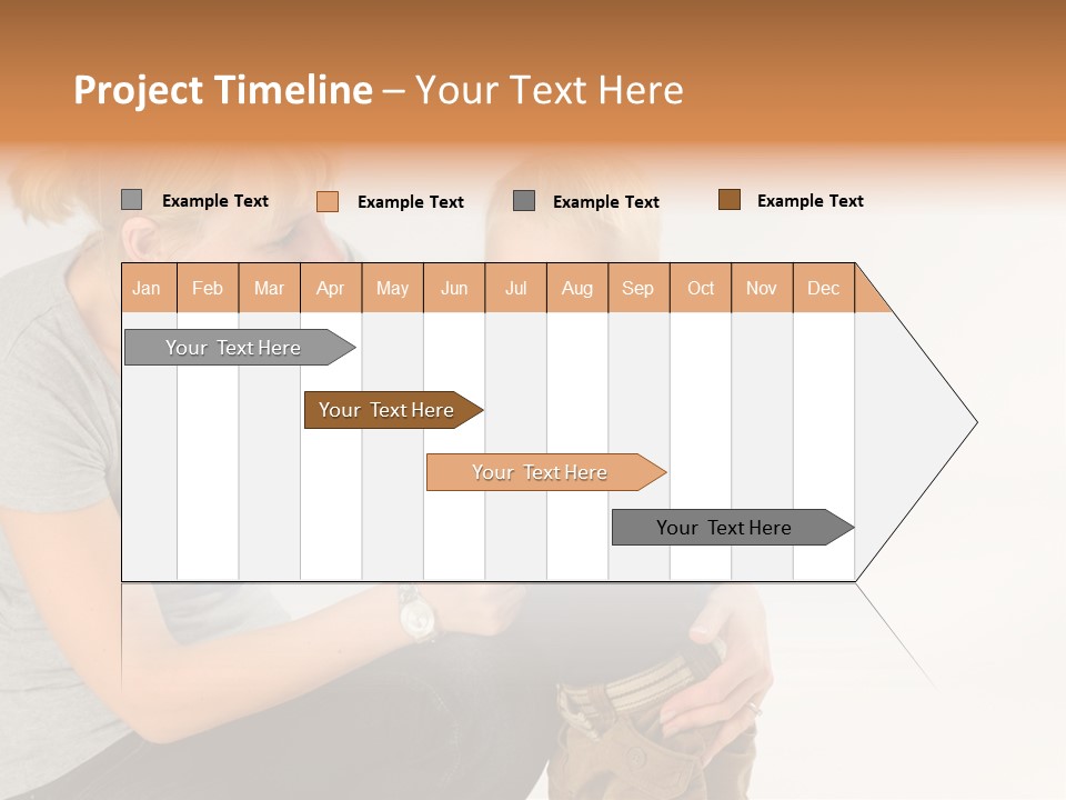 Amusement Diaper Isolated PowerPoint Template