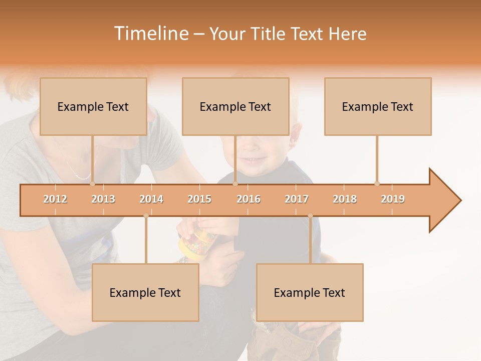 Amusement Diaper Isolated PowerPoint Template
