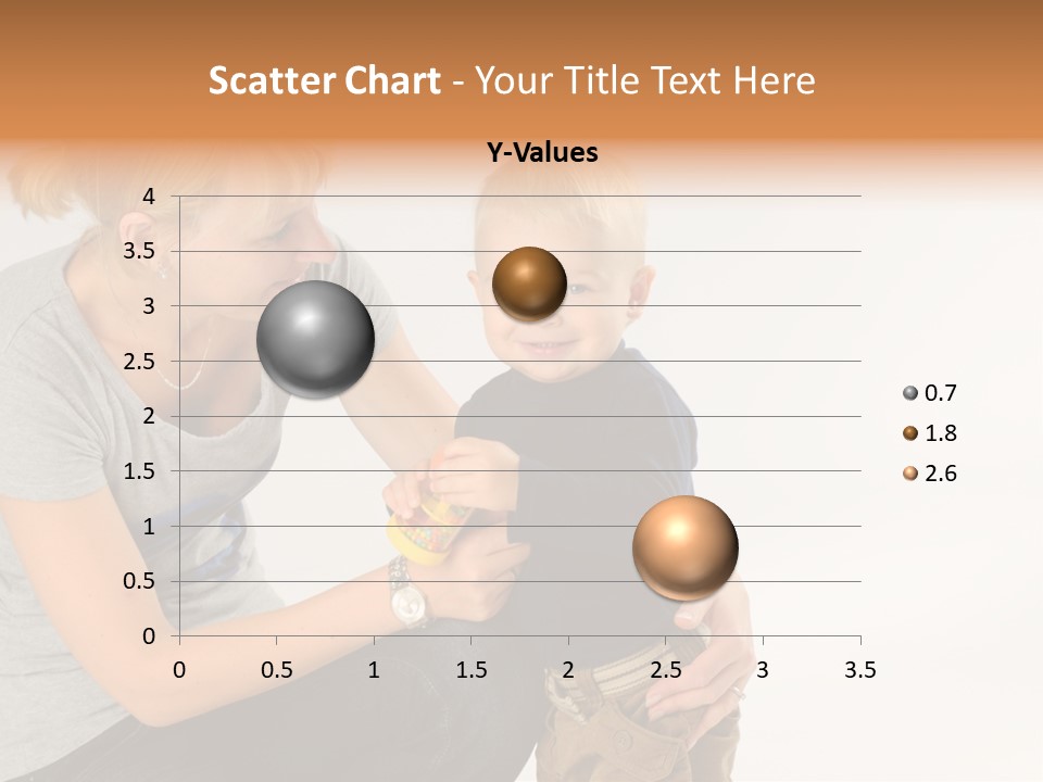 Amusement Diaper Isolated PowerPoint Template
