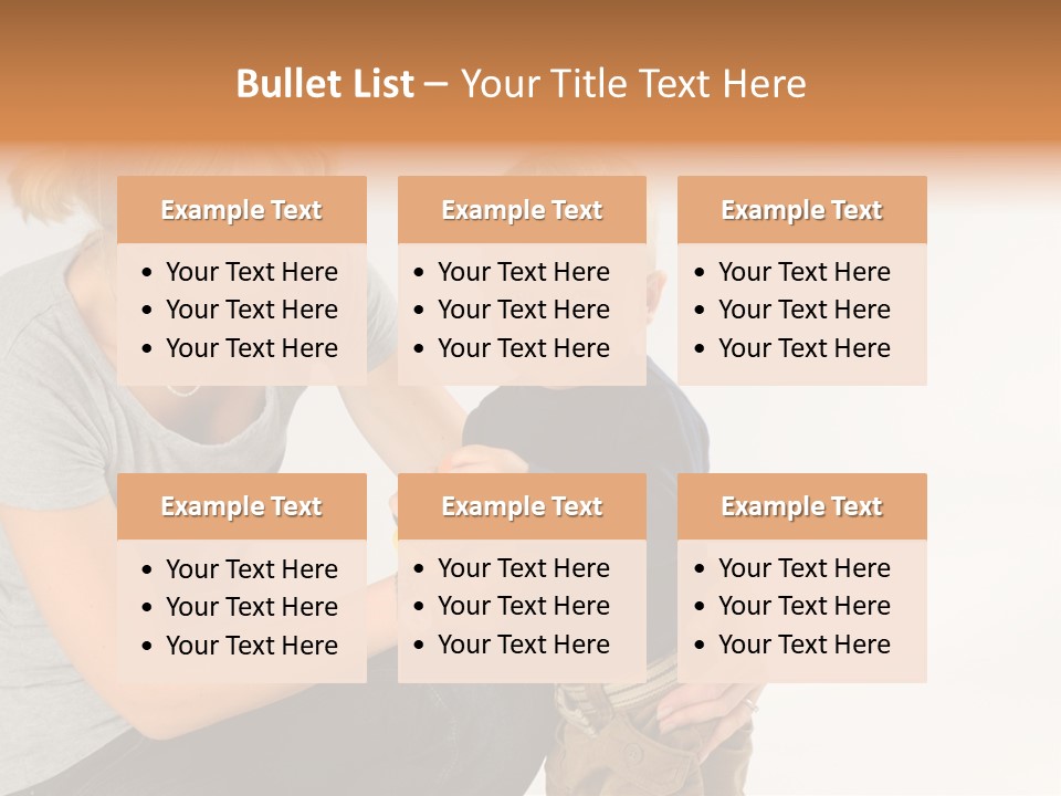 Amusement Diaper Isolated PowerPoint Template