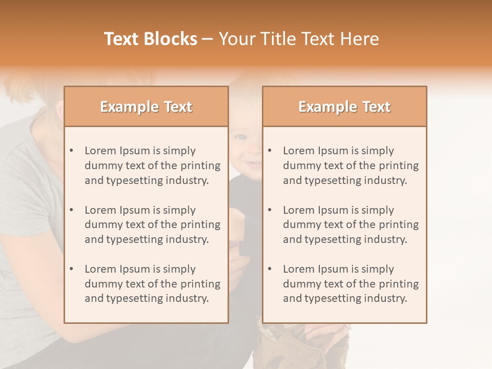 Amusement Diaper Isolated PowerPoint Template