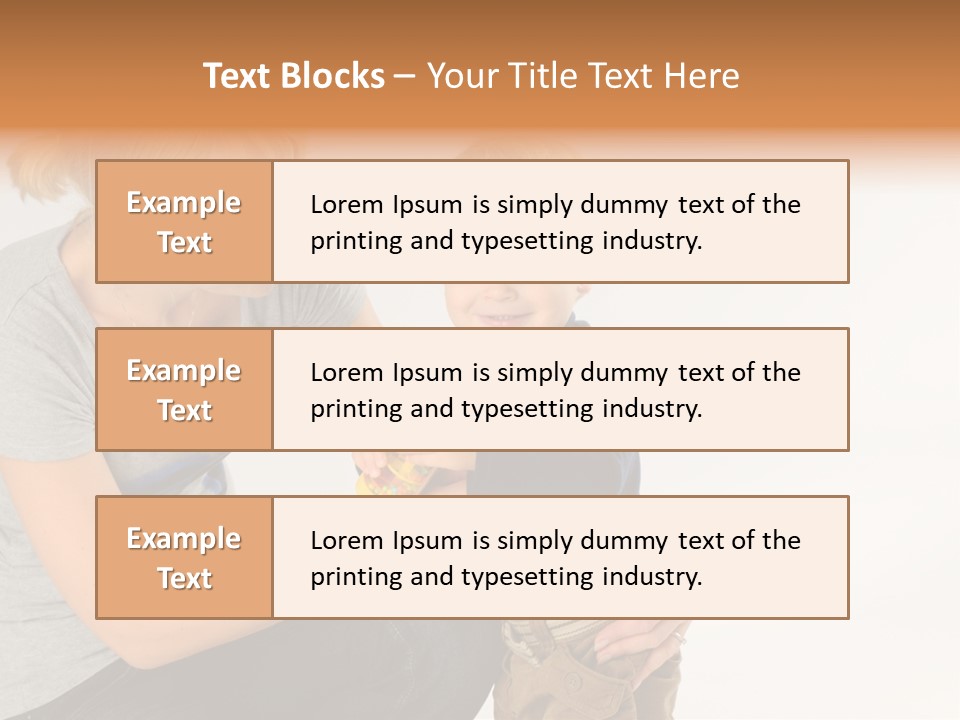 Amusement Diaper Isolated PowerPoint Template