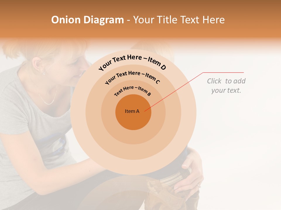 Amusement Diaper Isolated PowerPoint Template