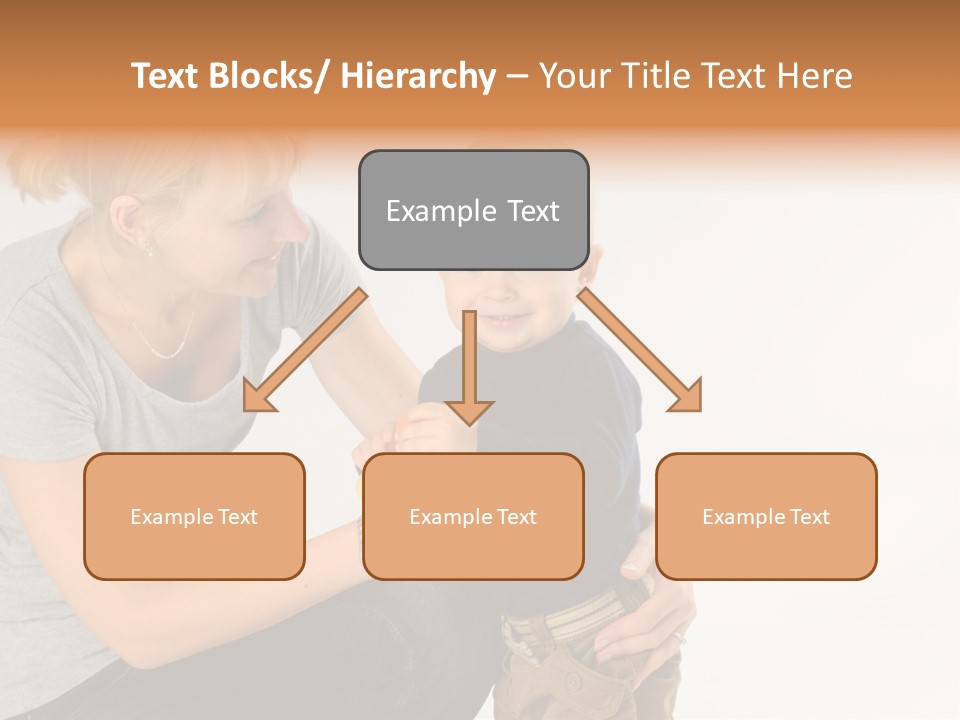 Amusement Diaper Isolated PowerPoint Template
