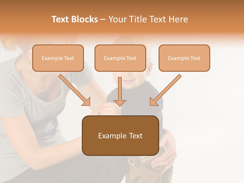 Amusement Diaper Isolated PowerPoint Template