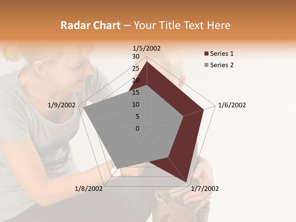Amusement Diaper Isolated PowerPoint Template