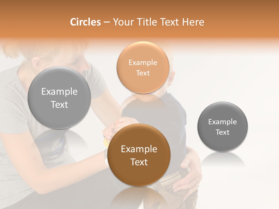 Amusement Diaper Isolated PowerPoint Template
