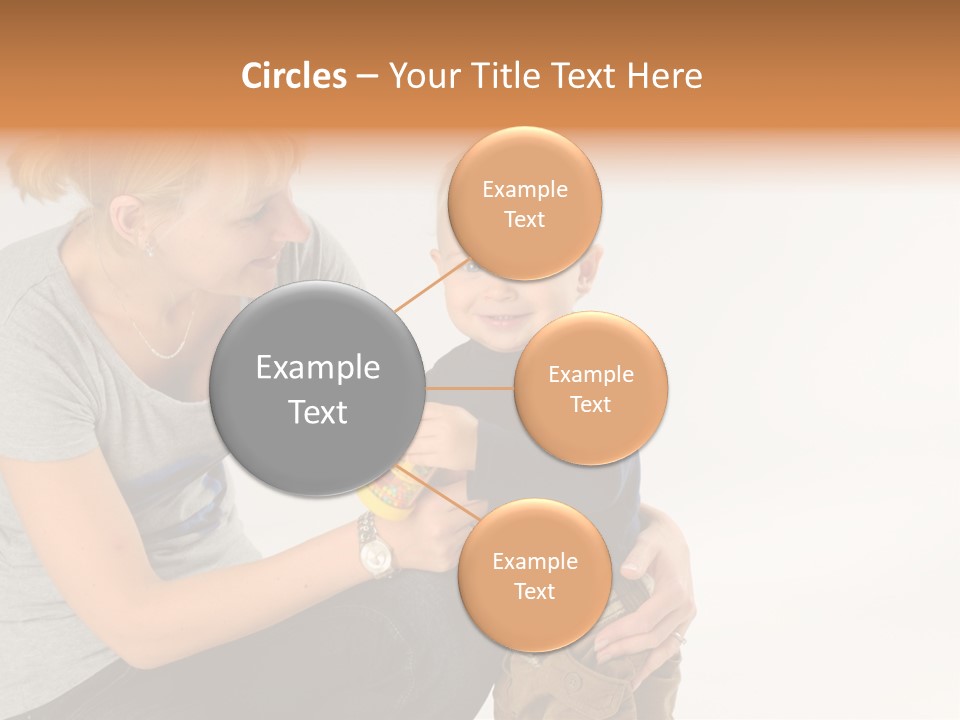 Amusement Diaper Isolated PowerPoint Template