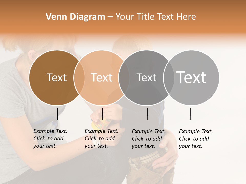 Amusement Diaper Isolated PowerPoint Template