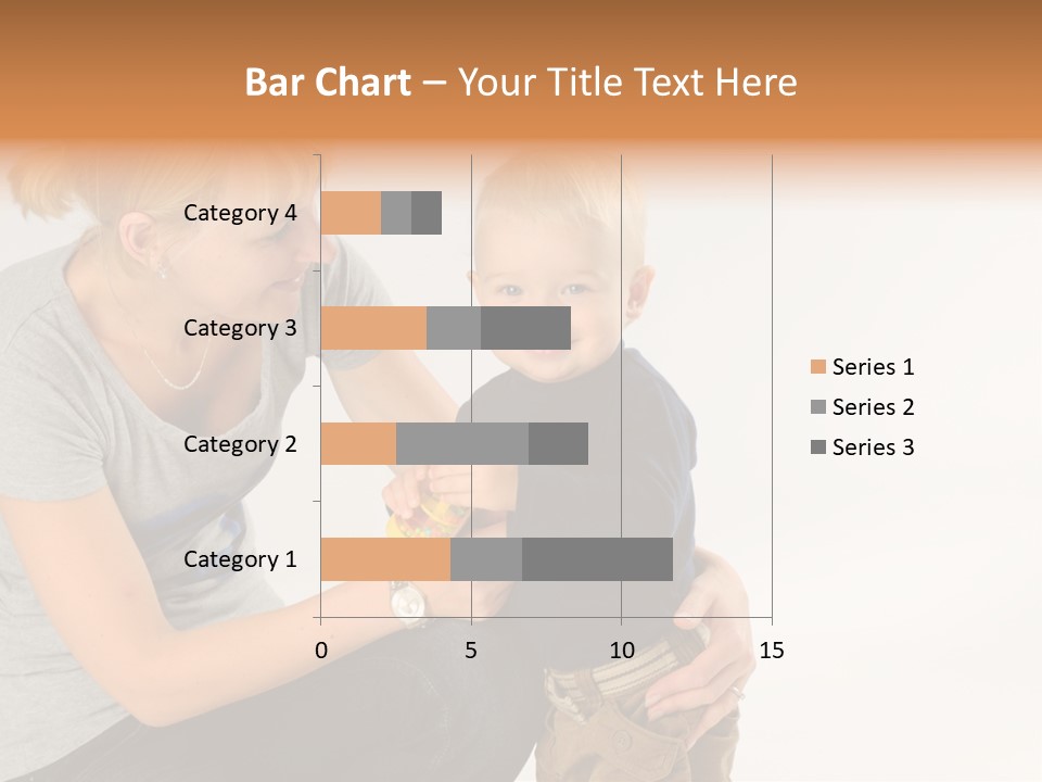 Amusement Diaper Isolated PowerPoint Template