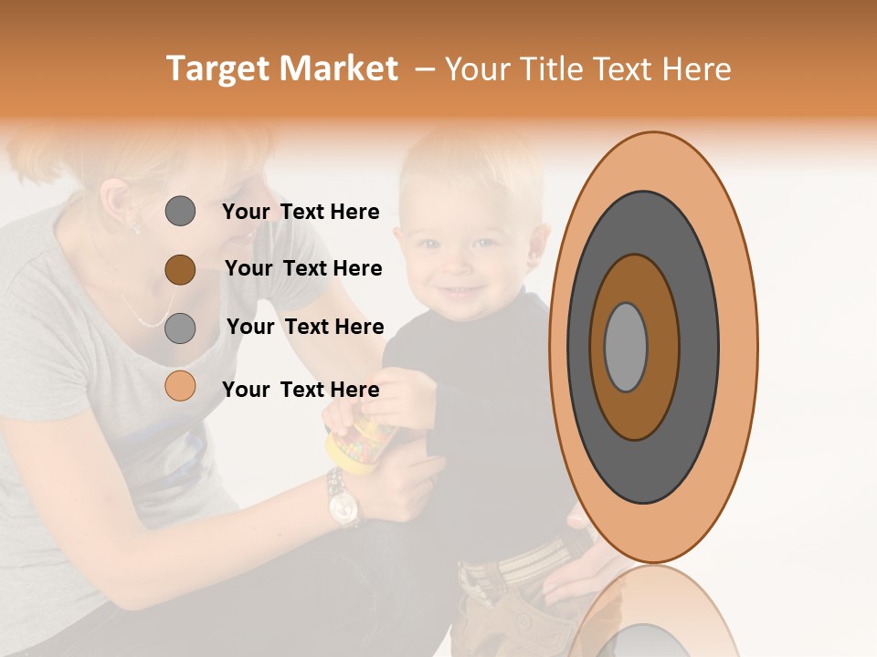 Amusement Diaper Isolated PowerPoint Template