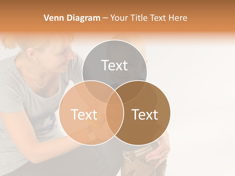 Amusement Diaper Isolated PowerPoint Template