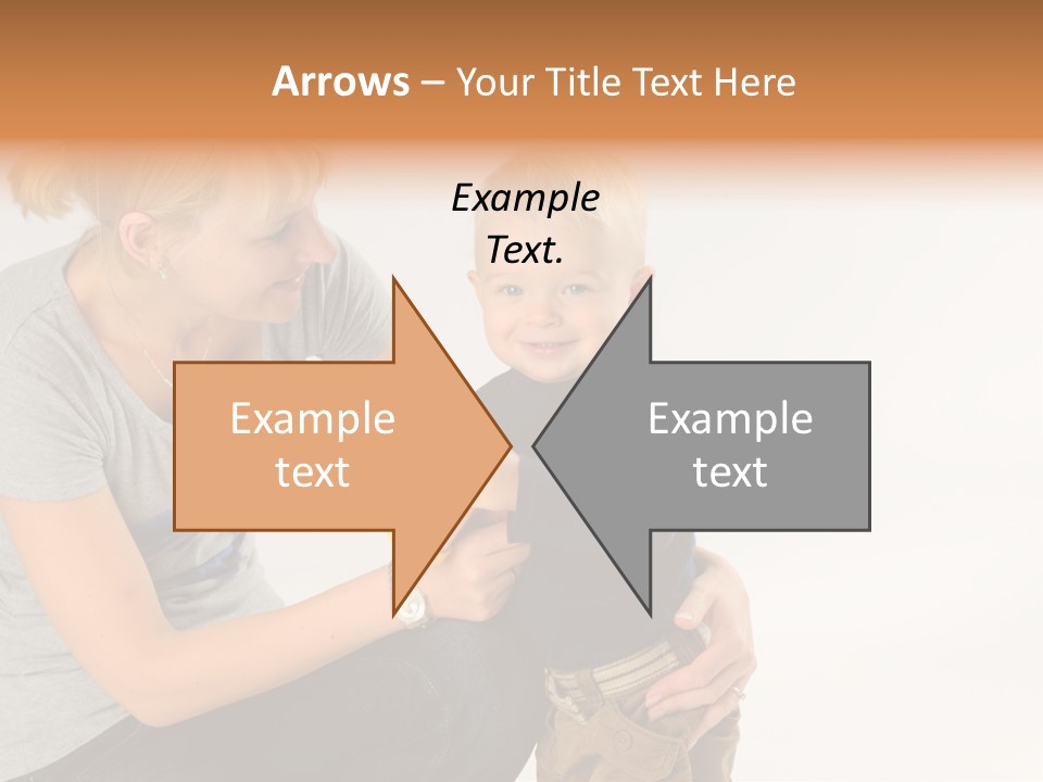 Amusement Diaper Isolated PowerPoint Template